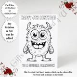 A5 or A4 Personalised Greeting Card - ..