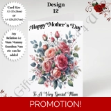 A5 or A4 Personalised Greeting Card - ..