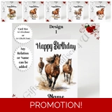 A5 or A4 Personalised Greeting Card - .. A5 or A4 Personalised Greeting Card - ..