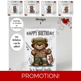 A5 or A4 Personalised Greeting Card - .. A5 or A4 Personalised Greeting Card - ..