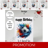 A5 or A4 Personalised Greeting Card - .. A5 or A4 Personalised Greeting Card - ..
