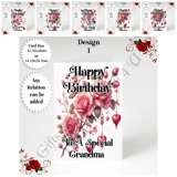A5 or A4 Personalised Greeting Card - ..