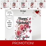 A5 or A4 Personalised Greeting Card - .. A5 or A4 Personalised Greeting Card - ..
