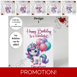 A5 or A4 Personalised Greeting Card - ..
