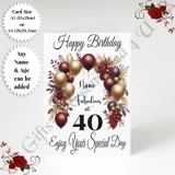 A5 or A4 Personalised Greeting Card - ..