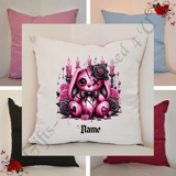 Personalised 16″ Cushion - Gothic Bunn..