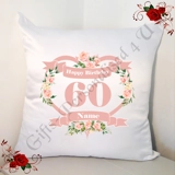 Personalised 18″ Cushion – Happy Birth..