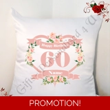 Personalised 18″ Cushion – Happy Birth..