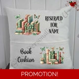 Personalised 16″ Pocket Cushion - Book..