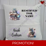 Personalised 16″ Pocket Cushion - Book..