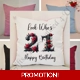 Personalised 16″ Cushion - Happy B..