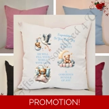 Designed 16″ Cushion - Baby Newborn / ..
