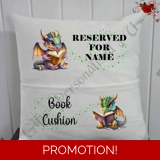 Personalised 16″ Pocket Cushion - Book..