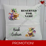 Personalised 16″ Pocket Cushion - Book..