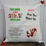 Personalised 16″ Pocket Cushion - Chri..