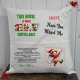 Personalised 16″ Pocket Cushion - Chri..
