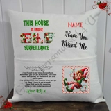 Personalised 16″ Pocket Cushion - Chri..