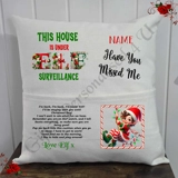 Personalised 16″ Pocket Cushion - Chri..