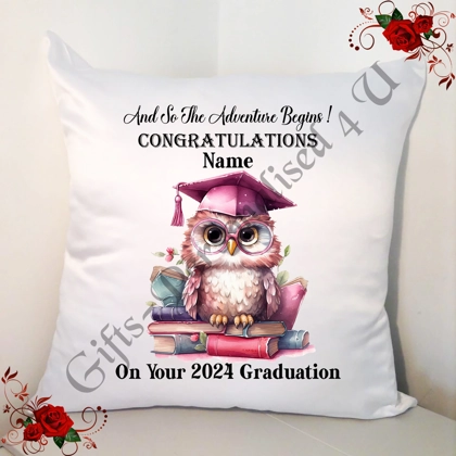 Personalised 18" Cushion - Graduation - University Degree - Congratulations - Design 11 Personalised 18" Cushion - Graduation - University Degree - Congratulations - Design 11
