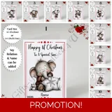 A5 or A4 Personalised Card - Baby Elep.. A5 or A4 Personalised Card - Baby Elep..