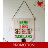Personalised Linen Pennant Flag - Chri..