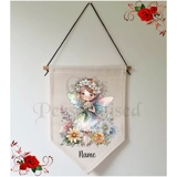 Personalised Linen Pennant Flag - Fair..