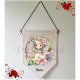 Personalised Linen Pennant Flag - Fair..