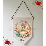 Personalised Linen Pennant Flag - Fair..