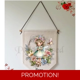 Personalised Linen Pennant Flag - Fair..