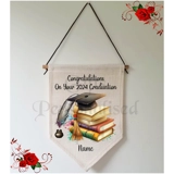 Personalised Linen Pennant Flag - Grad..