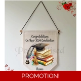Personalised Linen Pennant Flag - Grad..