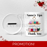 Personalised Ceramic Money Box - Tips ..