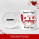 Personalised Ceramic Money Box - Tips ..