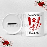 Personalised Ceramic Money Box - Tips ..