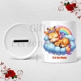 Personalised Ceramic Money Box - Giraf..