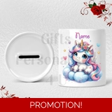 Personalised Ceramic Money Box - Unico..