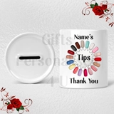 Personalised Ceramic Money Box - Tips ..