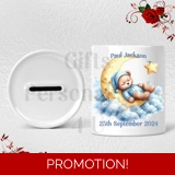 Personalised Ceramic Money Box - Moon ..
