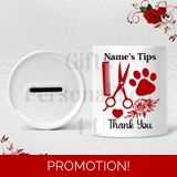 Personalised Ceramic Money Box - Tips ..