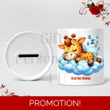 Personalised Ceramic Money Box - Giraf..