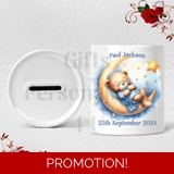 Personalised Ceramic Money Box - Moon ..
