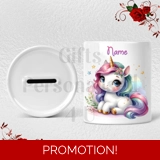 Personalised Ceramic Money Box - Unico..