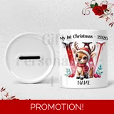 Personalised Ceramic Money Box - My 1s.. Personalised Ceramic Money Box - My 1s..