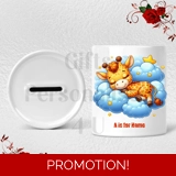 Personalised Ceramic Money Box - Giraf..