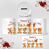 Personalised Ceramic Money Box - Name'..