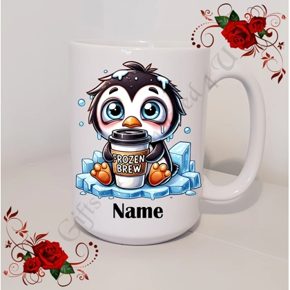 Personalised Mug 11oz & 15oz sizes - Quirky Bird - Name - Design 10 Personalised Mug 11oz & 15oz sizes - Quirky Bird - Name - Design 10