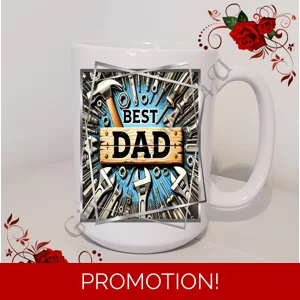 Designed Mug 11oz & 15oz sizes - Best Dad - Design 10