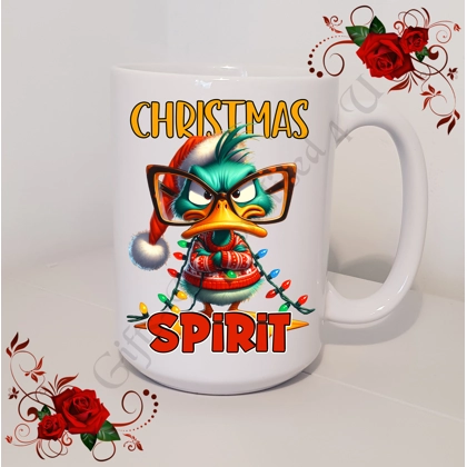 Designed Mug 11oz & 15oz sizes - Grumpy Duck Christmas - Design 14 Designed Mug 11oz & 15oz sizes - Grumpy Duck Christmas - Design 14