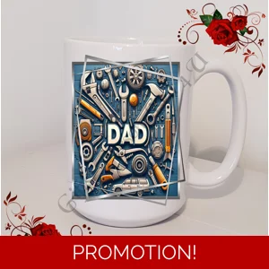 Designed Mug 11oz & 15oz sizes - Dad - Design 15