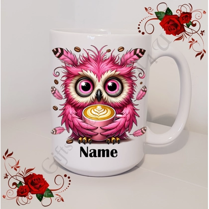 Personalised Mug 11oz & 15oz sizes - Quirky Bird - Name - Design 21 Personalised Mug 11oz & 15oz sizes - Quirky Bird - Name - Design 21